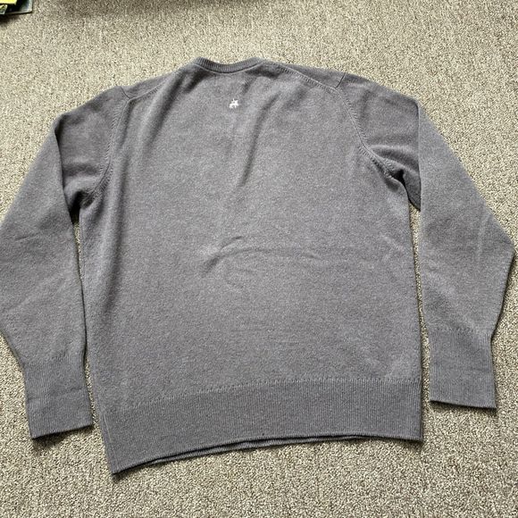Peter Scott Sweater Mens Brown New Wool Scotland Casual Preppy 42 - Picture 10 of 11